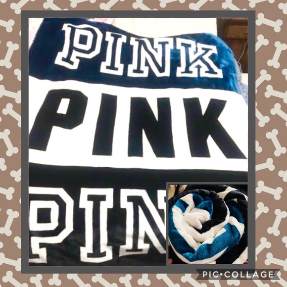 PINK Victoria’s Secret Sherpa Blanket *HTF* - Picture 3 of 6